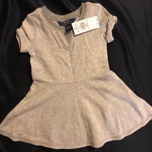 RALPH LAUREN “RLC SP” Grey Dress Size 2/2T